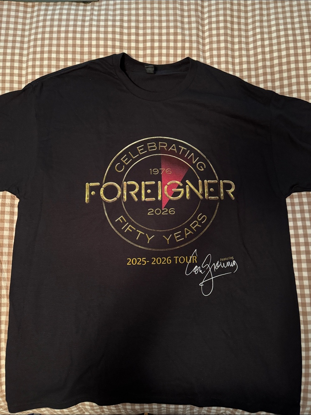 New Foreigner Concert 🎸 TShirt, XL